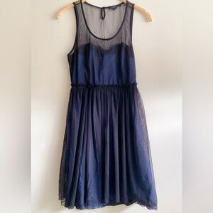 Zara Trafa Swiss dot lace dress